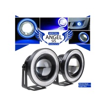 Universal Mercekli Angel Sis Farı Metal Su Geçirmez 76 Mm Mavi