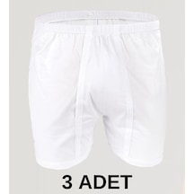 3 Adet Erkek Arjantin Penye Boxer Beyaz 001