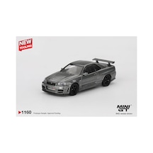 Mini Gt 1/64 Nissan Skyline Gt-r R34 Nısmo Bnr34 Crs Dark Metal Gray Mgt01160