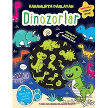 Karanlıkta Parlayan Kitaplar - Dinozorlar Parlayan Çıkartmalar İndigo Çocuk