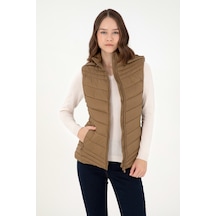 U.s. Polo Assn. Kadın Haki Yelek Dokuma 50289555-vr027 Haki