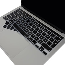 Macbook Pro Türkçe Q Klavye Koruyucu Silikon Eu Uk Iso Enter Touch Bar Uyumlu 13 İnç A225