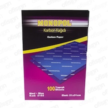Monopol Karbon Kağıdı (100 Lü) A4 Mavi 3103