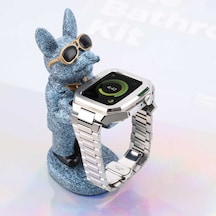 Watch 7 45mm Uyumlu Krd-64 Metal Zore Kordon-siyah