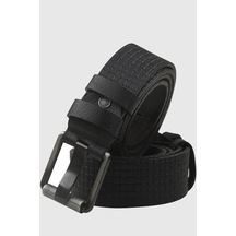 Deepsea Siyah %100 Hakiki Deri Erkek Spor Kemer Kare Desenli Kolay Kısaltılabilir Kot Pantolon Kemeri 2602681