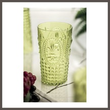 Bezos Akrilik Yeşil Tekli Uzun Bardak & Su Meşrubat Bardağı 750 Ml Büyük Boy & Cam Değildir Nxrlvng