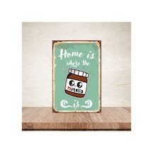 Nutella 20-30 Cm Retro Ahşap Poster Çok Renkli - 743297623 Çok Renkli