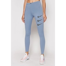 Nike Power Epic Lux Run Division Reflective Lazer Kesim 4 Cepli Toparlayıcı Mavi Tayt Mavi