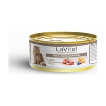 Lavital Kuzu Etli Ve Yabanmersinli Yetişkin Kedi Konservesi 85 Gr