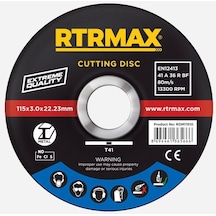 Rtrmax Rdm11510 Metal Kesme Diski 115x1.0mm