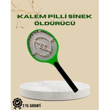 Yüksek Gerilimli Elektronik Sinek Öldürücü Pil İle Çalışan, Güvenlik Izgaralı -