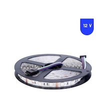 24 Volt Rgb 5050 Smd İç Mekan Silikonsuz 60 Ledli 5 Metre Şerit Led