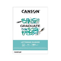 Canson Geaduate Lettering Marker Pad 180g 20 Yaprak A4