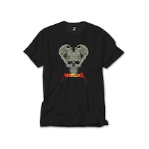 Metallica 3 Dry Heads Siyah Tişört Siyah