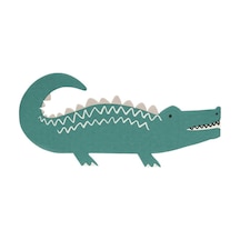 Meri Meri - Crocodile Napkins - Timsah Peçeteler - 16'lı