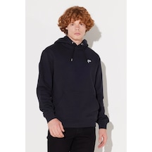 Lee Kapüşonlu Regular Fit Siyah Erkek Sweatshirt L80yry01 Siyah