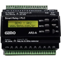 Gemo Ar2-a-230vac-14d 230vac,14-dij/10-röle,plc Cpu Modül