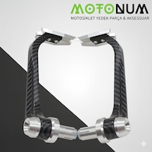 Kymco Süper 8 Manet Koruma Karbon Desenli-gri Detaylı-mkm02651