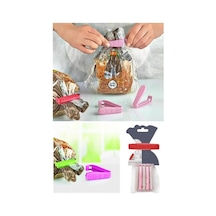 Poşet Klipsi, Pratik Poşet Klipsi, Paket, Ambalaj, Torba, Çanta Kapatıcı Plastik Kilidi, Mandalı Poşet,ambalaj,paket Kilidi,mandallı Torba Kilidi 10 Adet Diğer