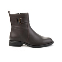 Kahve Hakiki Deri Kadın Bot & Bootie K02724560303 Kahve