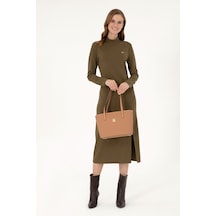 U.S. Polo Assn. Kadın Camel Kol Çantası 50293676-VR015
