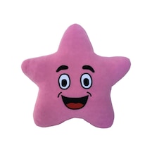 Pembe Yıldız Peluş Yastık