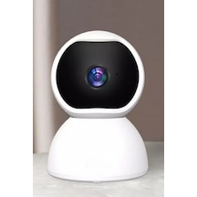 Thentech Tavana Duvara Sabitlenebilir Masaüstü Kullanılabilir Ip Kamera 360 Derece Dönen Wıfı Güvenlik Kamera