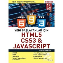 Yeni Başlayanlar için Html5. Css3 Javascrıpt Fahrettin Erdinç N11.447