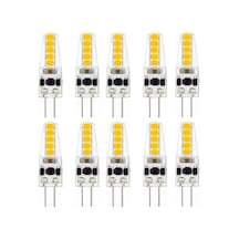 10 Adet 1,5w 220v G4 Duy Led Kapsül Avize Ampulü 3000k Günışığı Işık Kes006 Diğer