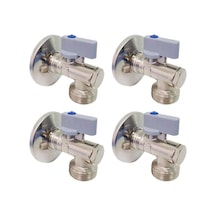 Eca Filtreli Çamaşır / Bulaşık Makinası Musluğu 1/2 4 Adet 602111059 Krom