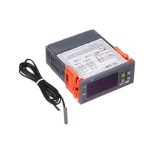 Stc-1000 Dijital Sıcaklık Kontrol Cihazı Isıtma Soğutma Santigrat Termostat 2 Röle Çıkışı Sensörlü