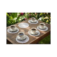 6'lı Dantel Kahve Sunumluğu 15x15 Cm Asorti Desenli Bardak Altlığı Türk Kahvesi Fincan Sunum Seti Ckhmtgs4o75aubgqwsh Çok Renkli