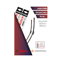 Ford Fiesta 2009-2011 Muz Tipi Aerotwin Ön Silecek Takımı Bosch A650u+ap380u
