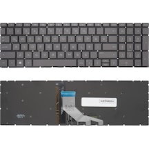 Hp Uyumlu 15-dw0000nt 6ek94ea , 15-dw0001nt 6en86ea Klavye Tr Işıklı Füme