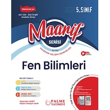 Palme 5.sınıf Maarif Serisi Fen Bilimleri Haftalık Deneme 41 Föy