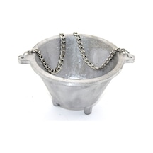 1 Adet Metal Askılı Tütsü Brülörü Küçük Boy 8.5x5 Cm Metal Brülör, Hanging Incense Burner