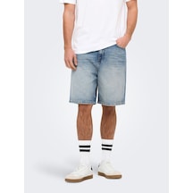 Only & Sons Onsfade Mb Tınt 9085 Taı Dnm Shorts Noos Erkek Mavi Şort - 22029085 Mavi