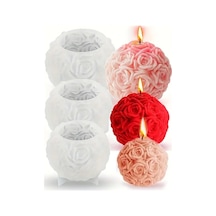 Üçlü Top Gül Set Silikon Kalıp S891