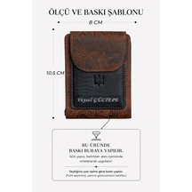 Getto Deri Drax Click Hakiki Deri Özel İsim Baskılı Cüzdan siyah