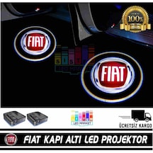 Fiat Araçlar İçin Pilli Yapıştırmalı Kapı Altı Led Logo N11.10600