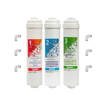 Aquastore Kapalı Kasa Ve Roben Su Arıtma Cihazı Filtresi 3'lü Set Diğer