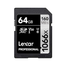 Lexar Professional 64gb 1066x Sdxc Uhs-ı Kart, Up To 160mb/s Read