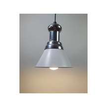 Vintage Retro Metal Sarkıt Avizeler Mas Üsüt Bar Üstü Yatak Başı Sarkıt Avize 18 Cm En Siyah