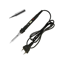 Tussle Kalem Havya Ts-908 220v 80w Dijital Üstten Ayarlı Hakko Uç Uyumlu - Siyah