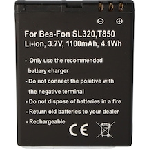 Bea-Fon Sl320 Pil T850 Drtel-4D-01 Olympia Brio İçin Uygun Pil