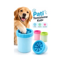 Evcil Hayvan Pati Yıkama Kabı Kedi Köpek Silikon Fırçalı Pratik Pati Temizleyici