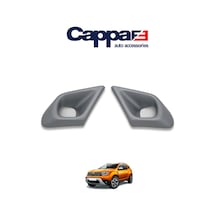 Cappafe Dacia Duster Sis Farı Çerçevesi Gri 2018