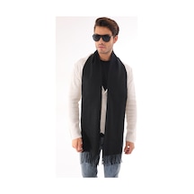 Ritagarcia Unisex Yumuşak Dokulu Siyah Atkı Siyah