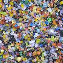Tahtakale Toptancı Epoksi Mum Dekoratif 2-4 Mm Arlığında Gerçek Cam Kırığı 1 Kg Karışık Renk