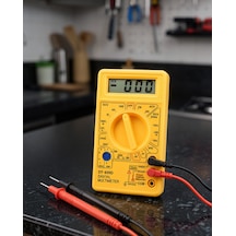 Dijital Multimetre Ac Dc Ölçüm Lcd Ekranlı Xuczzzmultimetre-6